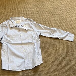 Zara Light Blue Kids Button Down Shirt